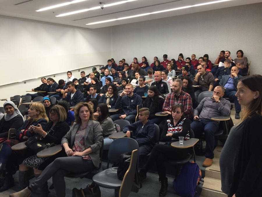 بالصور:مؤتمر يضم اعضاء مجالس الطلاب في المدارس العربية الثانوية بيافا 